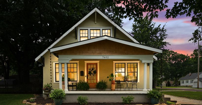 7602 Marty St, Overland Park KS | Updated Bungalow Near Downtown OP